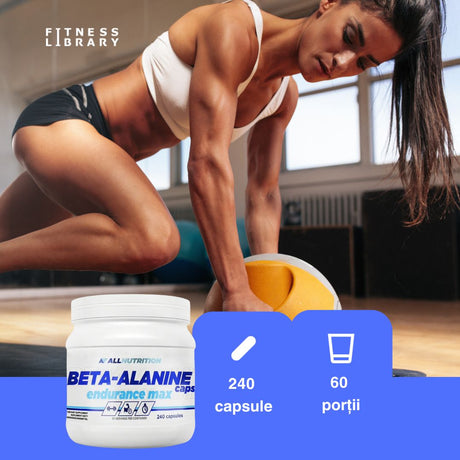 Performanță maximă și rezistență supremă cu Beta Alanine Endurance Max. Depășește-ți recordurile!