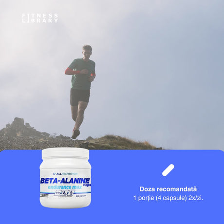 Rezistență maximă. Performanță amplificată cu ALLNUTRITION Beta Alanine Endurance Max.
