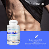 Siluetă visată cu Burn4All AllNutrition. Energie și control al apetitului pentru o formă de invidiat.