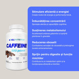 Claritate și energie cu cofeina anhidră ALLNUTRITION. Performanță de vârf și concentrare maximă.