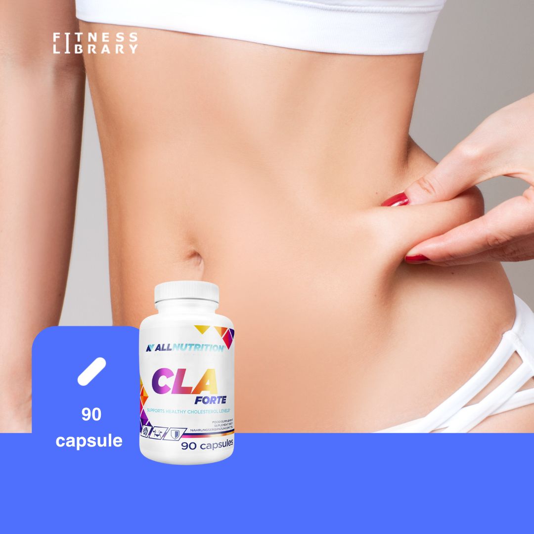 Siluetă ideală cu CLA Forte ALLNUTRITION. Formă fizică desăvârșită, stare de bine.