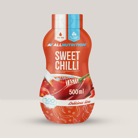 Imagine cu sosul Classic Sauce Sweet Chilli de la ALLNUTRITION, 500ml.