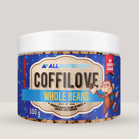 Imagine cu boabe de cafea întregi CoffiLove de la ALLNUTRITION, 300g.