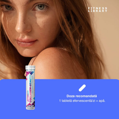 Colagen efervescent ALLNUTRITION: Articulații suple, piele radiantă, păr revitalizat.