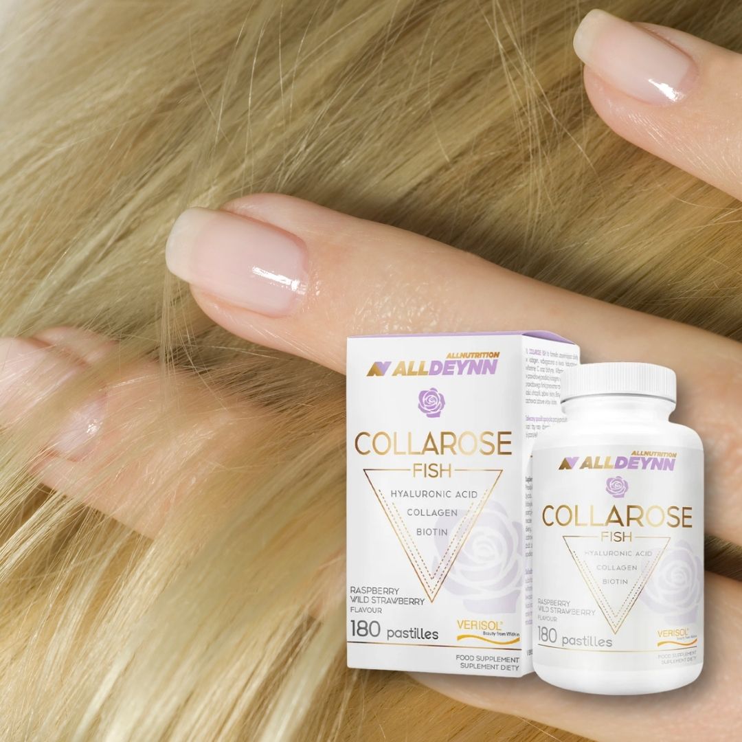 Colagen marin Verisol® F pentru piele, păr și unghii strălucitoare. Collarose Fish Pastilles - frumusețe radiantă din interior.