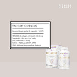 Piele radiantă, păr mătăsos, unghii puternice. Collarose Caps cu Verisol®, acid hialuronic și biotină. Radiază cu ALLDEYNN.