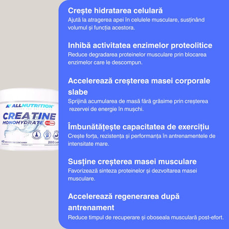 Creatină Monohidrat XtraCaps: Performanță amplificată, siluetă sculptată. Energie revitalizantă pentru apogeul formei fizice.