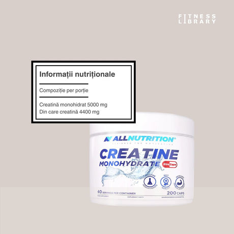 Creatină XtraCaps: Putere maximă, fizic sculptat.