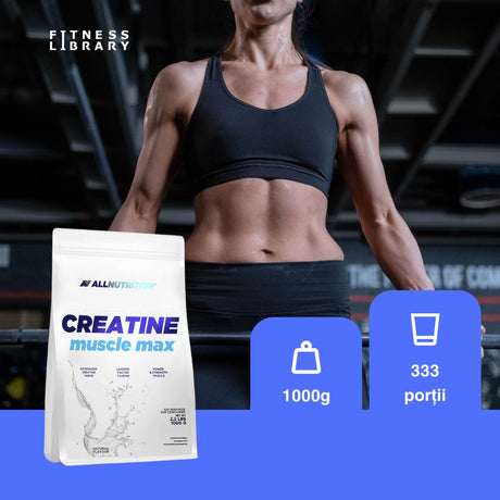 Creatină Muscle Max: Performanță maximă, siluetă sculptată.
