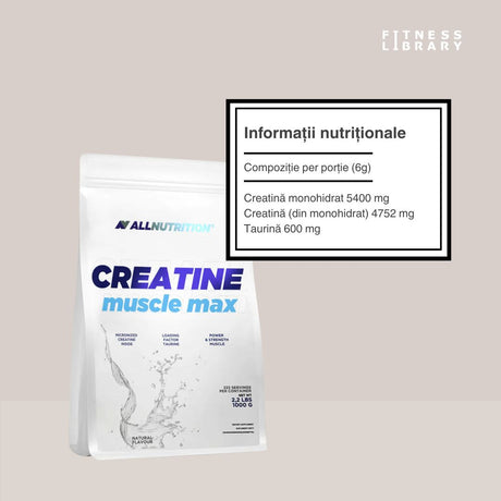 Creatina Muscle Max: Putere explozivă pentru performanță maximă.