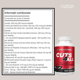 Siluetă sculptată cu Cuts4All ALLNUTRITION.  Formulă avansată cu BioPerine® pentru definire și energie.