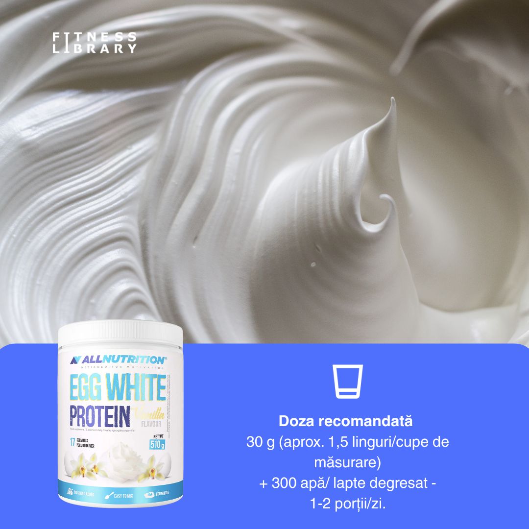 Proteină pură ou ALLNUTRITION: Siluetă sculptată, performanță maximă. Rezultate vizibile, fără compromisuri.