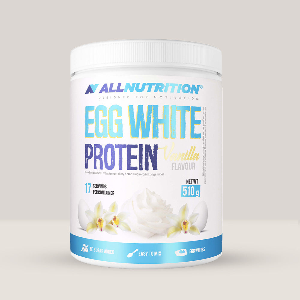 Proteină pură ou ALLNUTRITION vanilie.  Siluetă sculptată, bunăstare maximă.