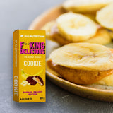 Biscuiți FitKing Delicious: crocanți, cu banane și unt de arahide, fără zahăr adăugat. Hrănește-te sănătos și savurează aroma!