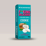 Imagine cu biscuitul Fitking Delicious Biscuit cu aromă de lapte și cocos de la ALLNUTRITION, 128g.