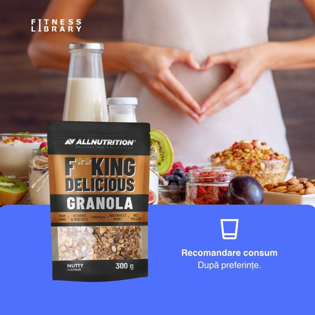 Granola Fitking Delicious: Energie și vitalitate pentru o zi de succes.
