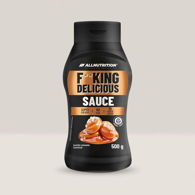 Savoare intensă de caramel sărat, fără regrete! Fitking Delicious Sauce - dulceață absolută, siluetă perfectă.