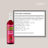 Sirop de zmeură ALLNUTRITION, fără zahăr adăugat. Gust intens, siluetă perfectă.