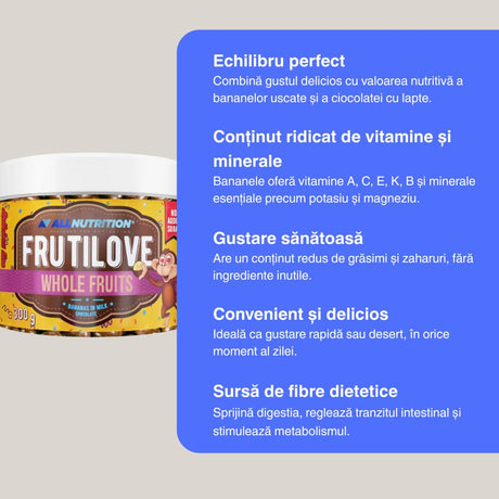 Ciocolată fină și banane dulci: energie naturală pentru un stil de viață vibrant.