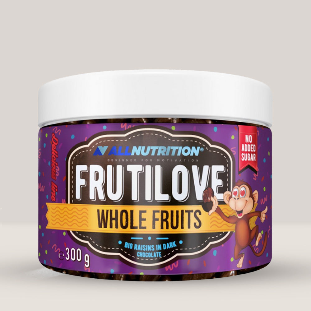 FRUTILOVE WHOLE FRUITS (big raisins in dark chocolate) - 300g