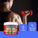 Căpșuni liofilizate în ciocolată neagră intensă (54% cacao, fără zahăr). Indulgență pură, explozie de antioxidanți. ALLNUTRITION.