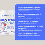 Performanță amplificată fără stimulanți. HERO PUMP: Putere, rezistență, potențial maxim.