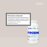 Claritate mentală și energie. L-Tirozină + Taurină ALLNUTRITION. Performanță de vârf.