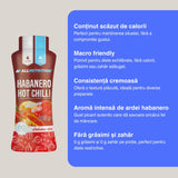 Gust habanero intens, fără calorii. ALLNUTRITION Low Calorie Sauce: rafinament picant pentru o dietă echilibrată.