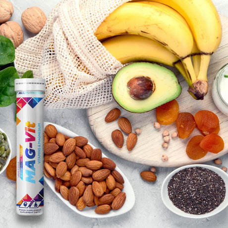 Energie naturală cu Magneziu & B6 efervescent ALLNUTRITION. Revitalizare și echilibru pentru zile pline de vitalitate.