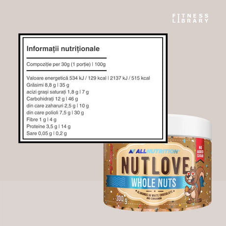 Cremă Choco Hazelnut Nutlove: Gust irezistibil de ciocolată și alune, pentru un moment de pură plăcere.
