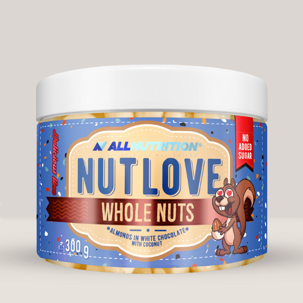NUTLOVE WHOLENUTS (Almonds in white chocolate with coconut) - 300g