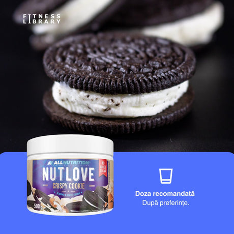 Crispy Cookie Nutlove: Crocant, delicios, echilibrat. Savurează fără compromisuri!