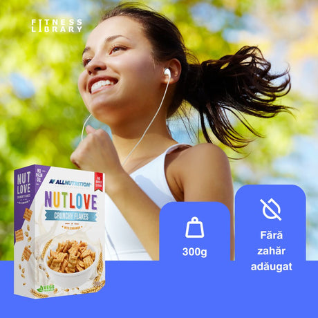 Crunchy Flakes Nutlove: energie și savoare fără zahăr adăugat, pentru un echilibru perfect.