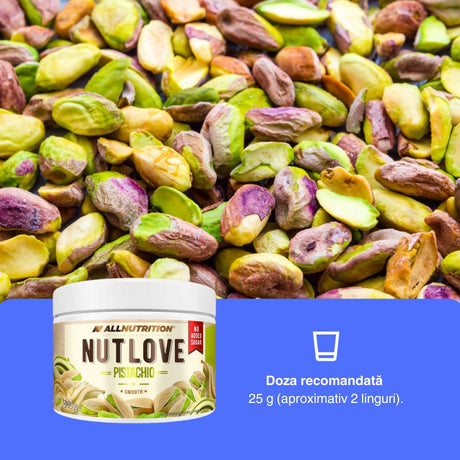 Fistic pur. Indulgență catifelată. Nutlove Pistachio.