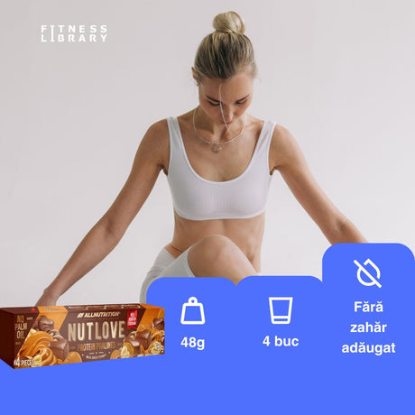 Protein Pralines Nutlove: Ciocolată fină, bogată în proteine, pentru o stare de bine.
