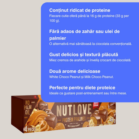 Indulgență fără vină. Nutlove Protein Pralines: Hrană pentru corp și suflet.