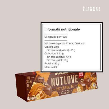 Proteină decadentă, fără regrete. Nutlove hrănește și încântă.