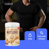 Performanță maximă cu gust divin. NUTLOVE Choco Peanut: shake proteic pentru recuperare musculară de lux.