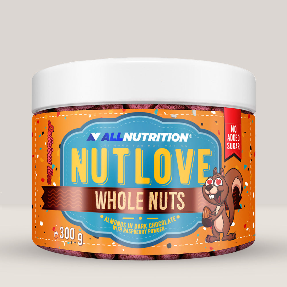 NUTLOVE WHOLENUTS (Almonds in dark chocolate with raspberry) - 300g