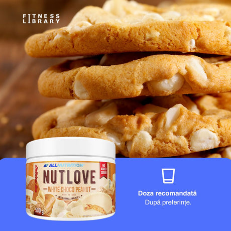 Cremozitate divină cu accente crocante de sare de Himalaya. NutLove White Choco Peanut - hrănește-ți sufletul!