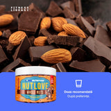 Migdale crocante în ciocolată neagră cu zmeură. Indulgență pură. NUTLOVE WHOLENUTS.