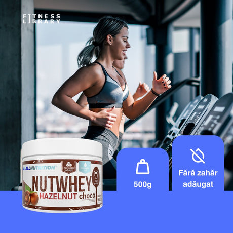 Proteine Nutwhey Alune-Ciocolată: Recuperare musculară optimă, gust decadent.