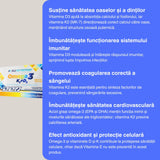 Omega 3, K2, D3 ALLNUTRITION: Oase puternice, inimă sănătoasă. O capsulă/zi.