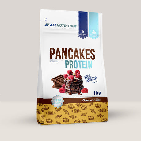 Clătite proteice ciocolată-zmeură: energie și savoare pentru o dimineață perfectă! #AllNutrition #WellnessElevated