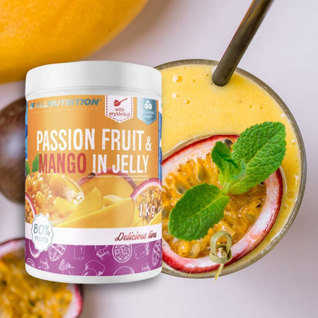 Gem mango & fructul pasiunii - 80% fructe, fără zahăr adăugat. Răsfăț tropical fără remușcări!