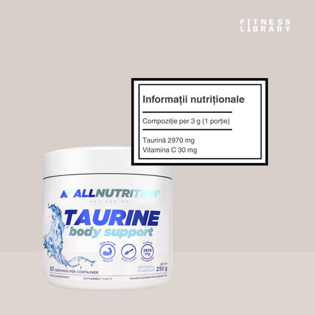Energie și claritate cu Taurina Body Support ALLNUTRITION. Trăiește la maximum!