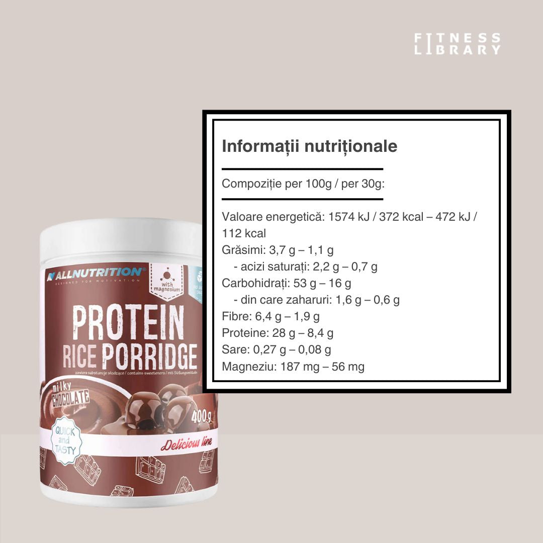 Terci proteic ALLNUTRITION: Recuperare rapidă și energie pentru corp și minte.