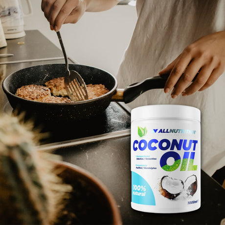 Ulei cocos rafinat ALLNUTRITION: savoare și echilibru în bucătărie.