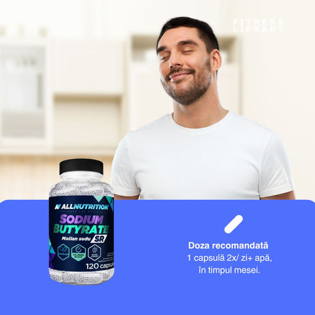 Butirat Sodiu ALLNUTRITION. Sănătate intestinală, vitalitate și echilibru, zi de zi.