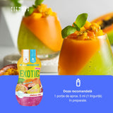 Gust exotic fără calorii. Savurează Sweet Sauce Exotic de la ALLNUTRITION și transformă-ți desertul într-o experiență tropicală.